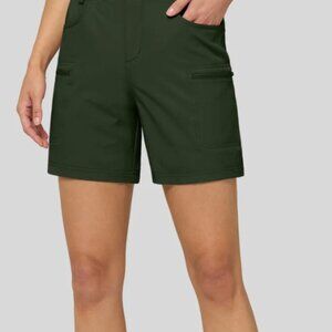 NWT Willit Women's Outdoor Cargo Shorts XL 6" inseam - BLACK